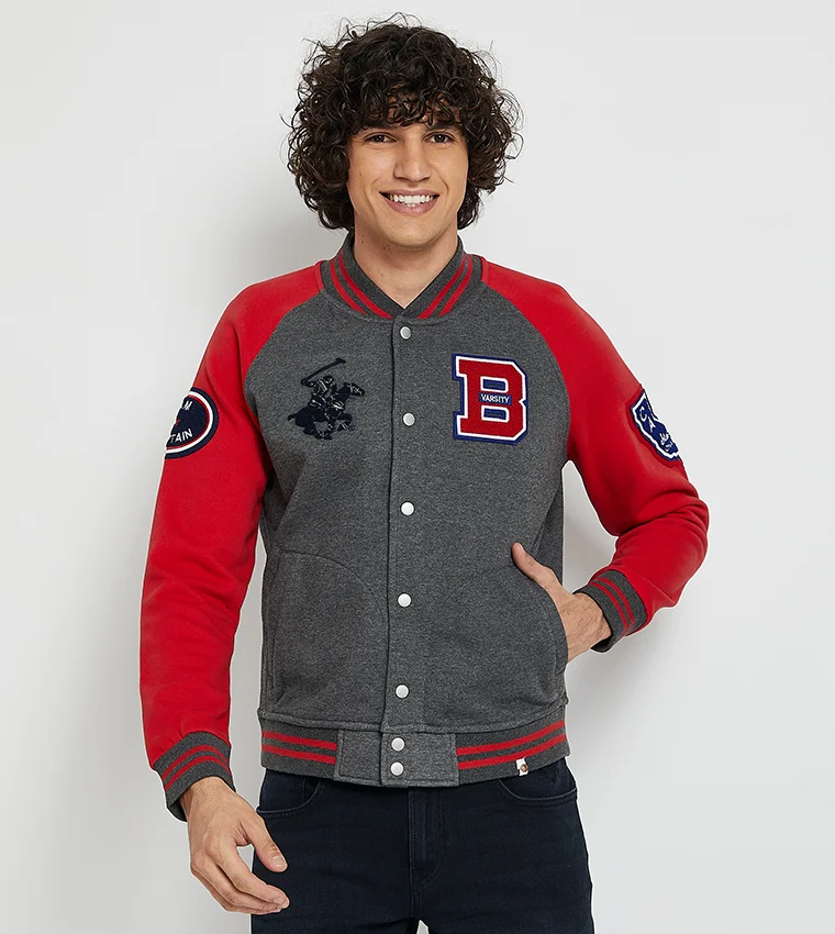 Applique Detail Collage Jacket