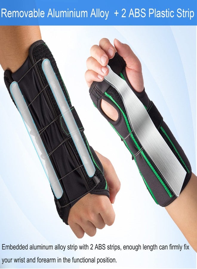 TODDOBRA Forearm and Wrist Support Splint Brace 10.62" Length Reversible Wrist Brace for Carpal Tunnel for Men Women, Arm Compression Brace for Night Splint(Update Right & Left, Freesize) - Image 4