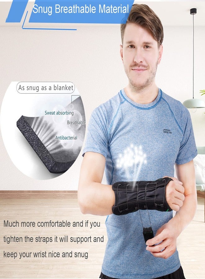 TODDOBRA Forearm and Wrist Support Splint Brace 10.62" Length Reversible Wrist Brace for Carpal Tunnel for Men Women, Arm Compression Brace for Night Splint(Update Right & Left, Freesize) - Image 3