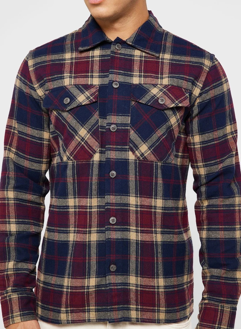 JACK & JONES Checked Regular Fit Shirt