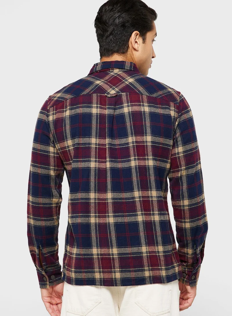 JACK & JONES Checked Regular Fit Shirt
