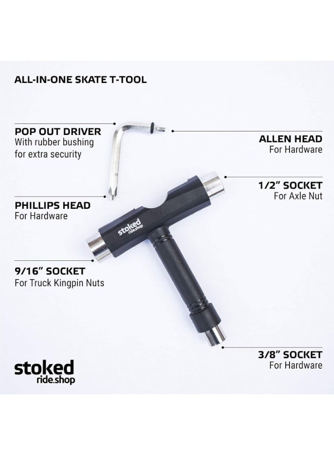 Bones محامل بونز ريدز 8-pack لـ [ألواح التزلج، ألواح الطويلة، السكوترات، الدوارات] (8-pack مع أداة) - Image 5