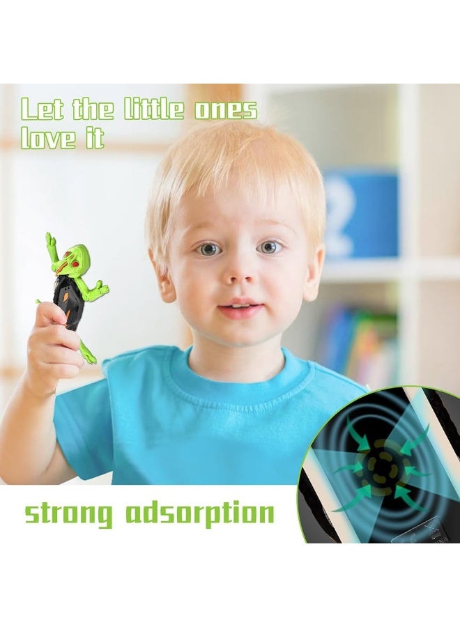 Soofam Wall Crawler Gecko, Remote Controlled Crawling Chameleon, Remote Control Wall Gecko with Luminous Eyes, Realistic Lizard Robot Toy Gifts for Children Boys Girls 3 4 5 6 7 8 - Image 2