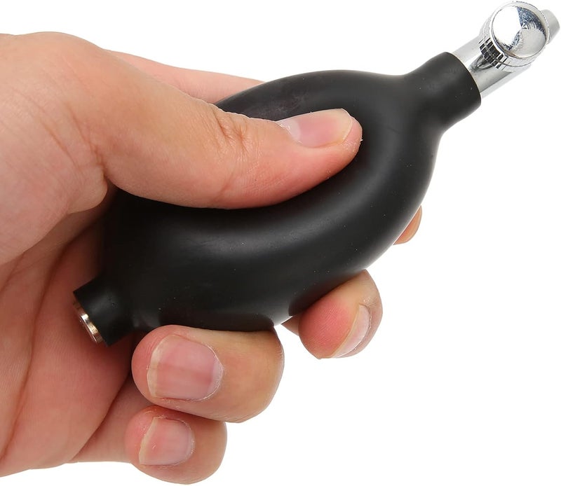 klarako BP Bulb Pump Replacement, Adjustable Latex Air Bag Inflation Bulb Pump with Air Release Valve, Hand Squeeze Bulb - Image 5