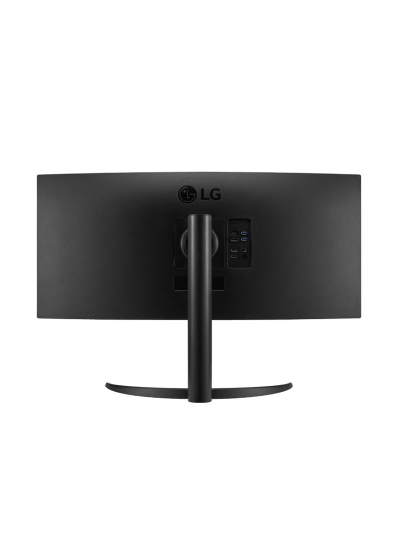 LG 34 inch WQHD Ultrawide Curved Monitor (3440 x 1440) HD Nero, 100hz 21:9 5MS -3000:1 HDMI/DP/USB/DOWNSTRM), Picture By Picture (PBP), USB Type-C, Reader Mode, 34WR55QK Black - Image 4