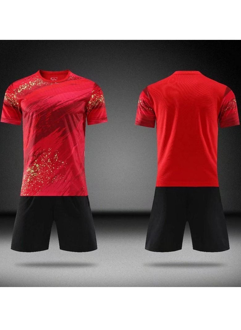 Generic - Men's and Women's 2-Piece Soccer Training Set Lightweight Breathable Outdoor Sportswear - Image 1