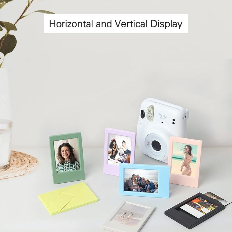Rieibi 7 Pack 3 Inch Mini Photo Frame  Picture Frame Set for instax Mini 9940Evo1211987 Film  Photo Frame for Table Decoration - Image 5