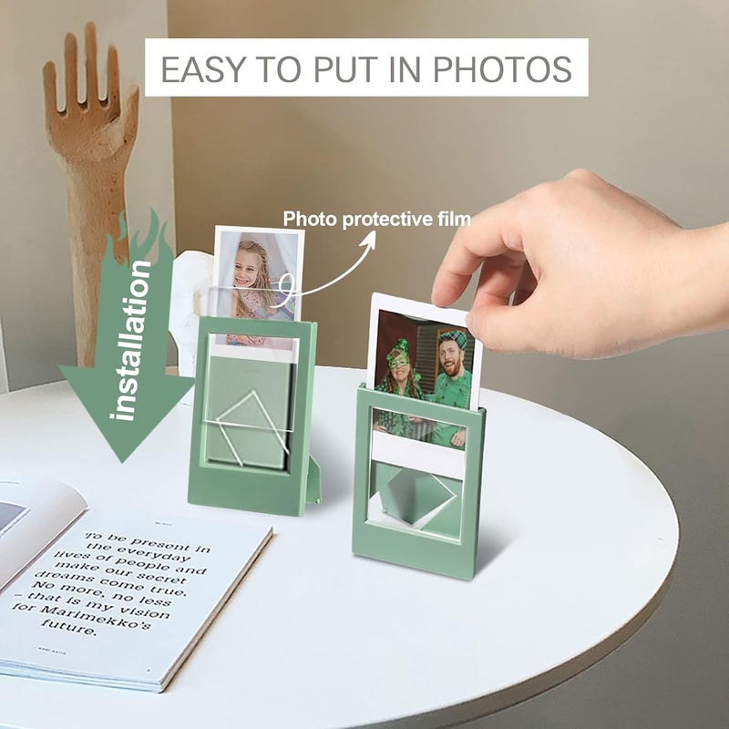 Rieibi 7 Pack 3 Inch Mini Photo Frame  Picture Frame Set for instax Mini 9940Evo1211987 Film  Photo Frame for Table Decoration - Image 3