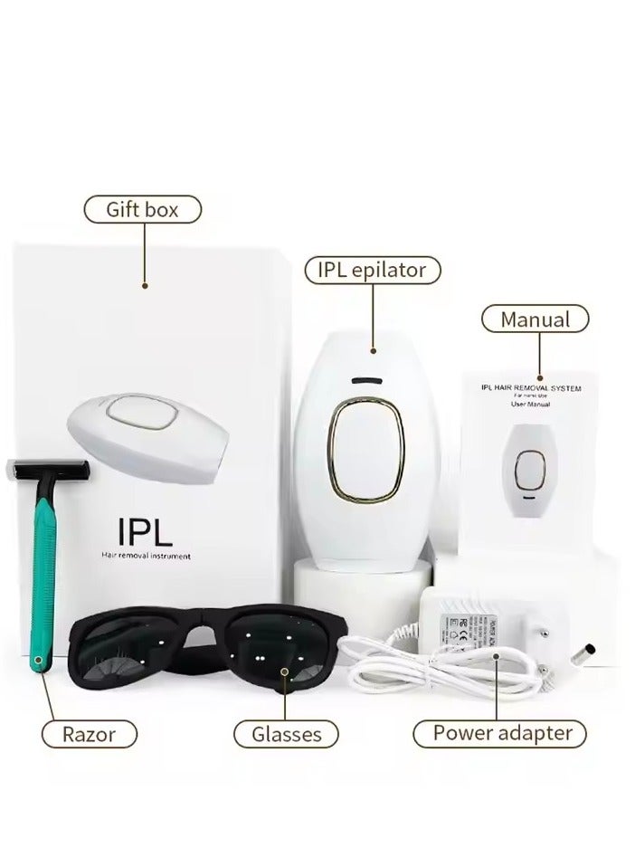 Laser hair removal IPL hair removal device 99999 flash hair removal device, painless permanent full body facial upper lip line armpit leg arm facial Lazer safe holding - Image 3