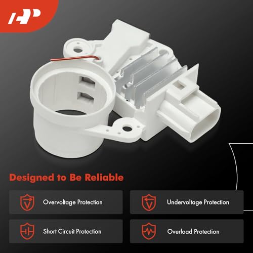 A-Premium Alternator Voltage Regulator Compatible with Ford F-150 F150 2004-2008, F-150 Heritage 2004, F-250 F-350 Super Duty 2004-2008, 4.2L 4.6L 5.4L, 14V A-Circuit - Image 4