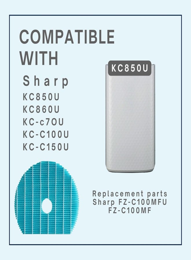 Nispira Premium Humidification Replacement Filter Compatible with Sharp Air Purifier Humidifier KC-850U KC-860U. Compared to Part FZ-C100MFU, 1 Filter - Image 4