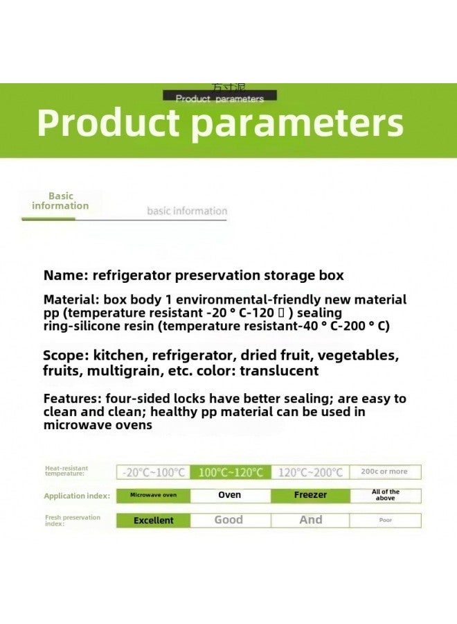 Fresh-keeping Box Small Size Food Grade Plastic Snack Sealed Box Fruit Supplementary Food Box Microwave Oven Lunch Box Canteen Sample Box-Specifications:Round 1000ML Two-piece Set [package]] - Image 3