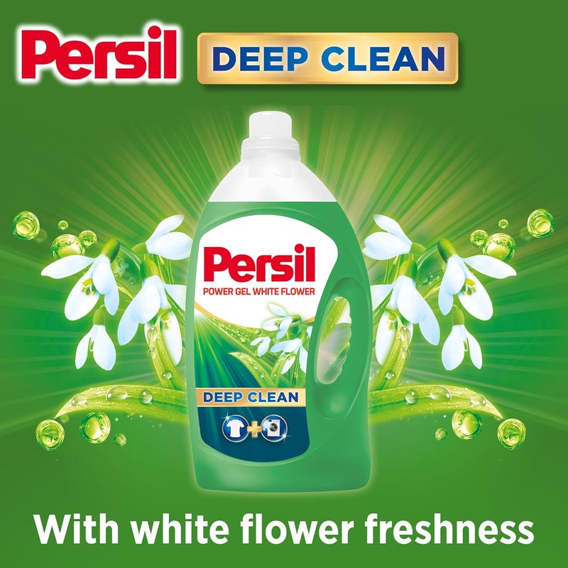 Persil Power Gel Liquid Laundry Detergent - White Flower - Image 5