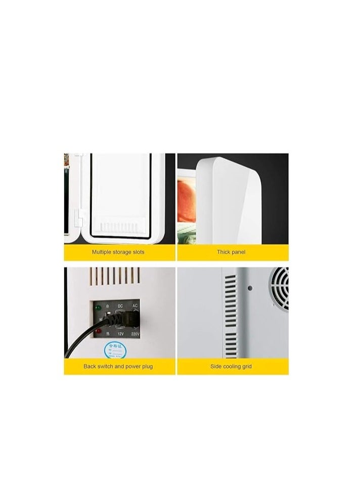 Cool Baby COOLBABY 8L Mini Refrigerator Small Car Home Fridge Portable Dual-Use Travel Freezer Ultra Quiet Low Noise Cooler Warmer  - Image 4