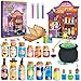 BEIREG Magic Potion Kits for Kids Potion Making Kit with 20 Magic Mixed Potion Bottles Witches Cauldron Mystery House Craft for Christmas Halloween Crafts Gifts for Kids Girls 6 7 8 9 10 - Image 2