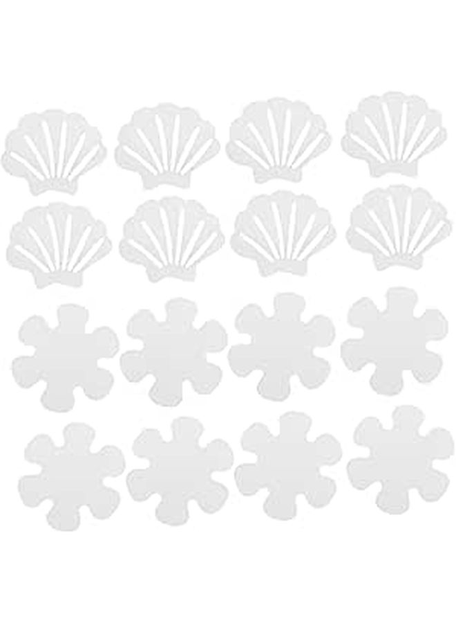 Anti Slip Shell Flower Floor Decals For Bathtub Peva Material - Image 1