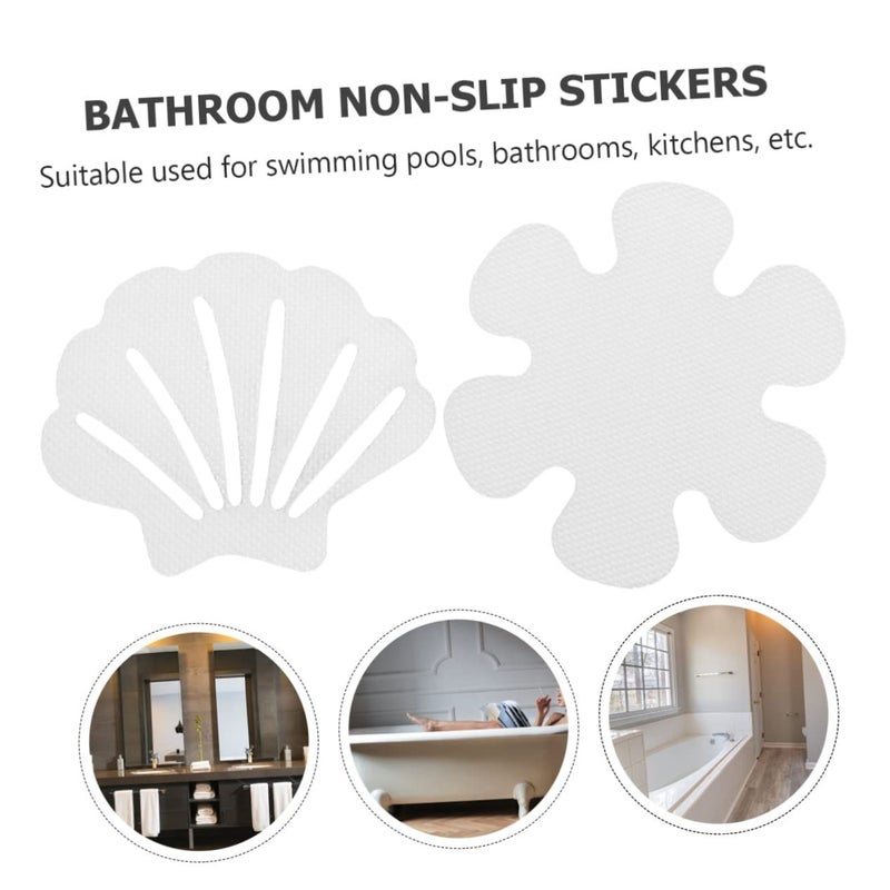 Anti Slip Shell Flower Floor Decals For Bathtub Peva Material - Image 4
