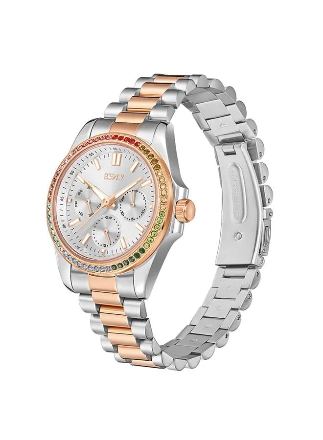 إكستاسي Women's Stainless Steel Multi Function Watch E23615-KBKS - 36 mm