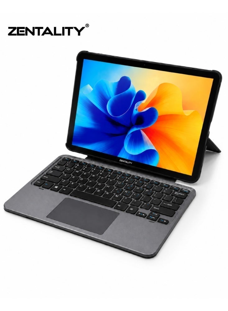 Zentality PAD 12 Android 14 Tablet, 12.6-Inch FHD Display, 4G LTE, 32GB (24+8) RAM, 128GB Storage, with Keyboard, Mouse and Stylus – Gray - Image 4