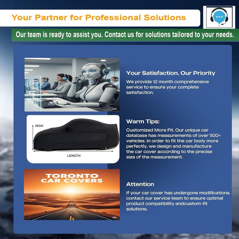 TORONTO Car Cover – Fits Highlander, Nissan Pathfinder, Honda Pilot – All-Weather, Waterproof, Dust & UV Resistant - Image 5