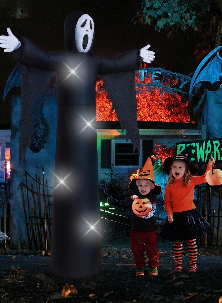 GGEROU زينة خارجية عملاقة قابلة للنفخ لشبح الهالوين 3.6م - Image 4