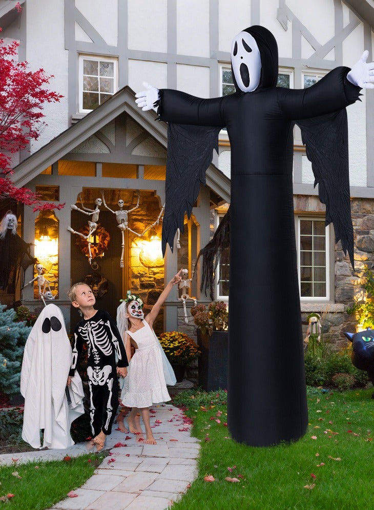 GGEROU زينة خارجية عملاقة قابلة للنفخ لشبح الهالوين 3.6م - Image 5