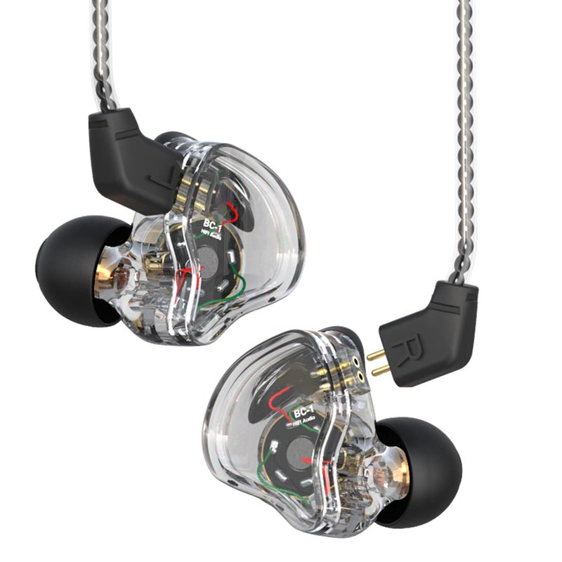 Dioche Melody Monitor Headphones B Transparent Black Type C HiFi Stereo Noise Cancelling - Image 3
