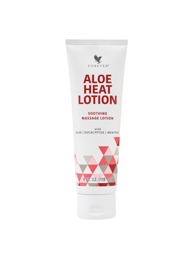 Forever Living - Aloe Heat Lotion with Menthol and Eucalyptus Fragrance, Comfort and Skin Nourishment, Vegan-Friendly Formula, 4 fl oz - Image 3