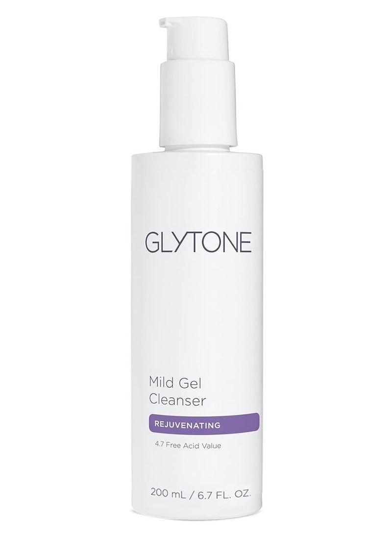 Glytone - Glytone Mild Gel Cleanser - Exfoliating Face Wash for Normal to Combination Skin - With 4.7% Pure Glycolic Acid - Vegan & Fragrance-Free - 6.7 fl. oz - Image 1