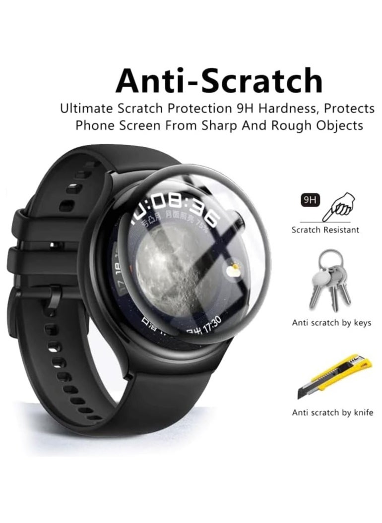 ماركة غير محددة - واقي شاشة ELMO3EZZ متوافق مع TicWatch Pro 2021، طبقة حماية ناعمة ثلاثية الأبعاد ذات حافة منحنية [مضاد للخدش] [خالٍ من الفقاعات] [مقاوم للغاية للكسر] [حساس للغاية] (ليس زجاجًا) - Image 1