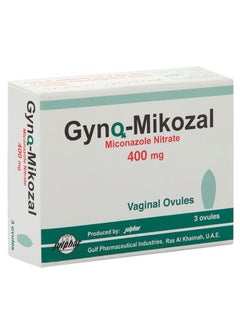 Gyno-Mikozal Gyno-Mikozal 400Mg Ovules 3'S  - Image 1