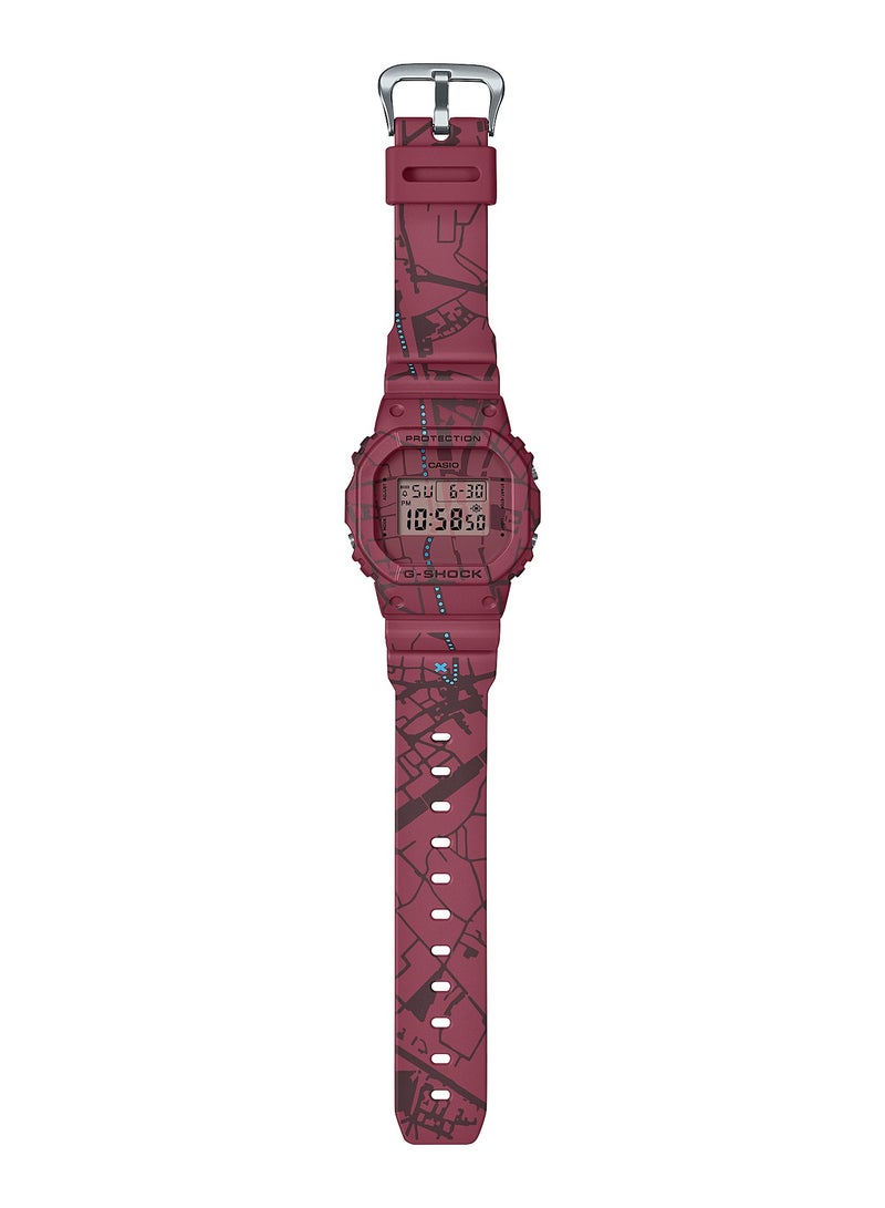 G-SHOCK Digital Resin Band Unisex Watch DW-5600SBY-4 - Image 2