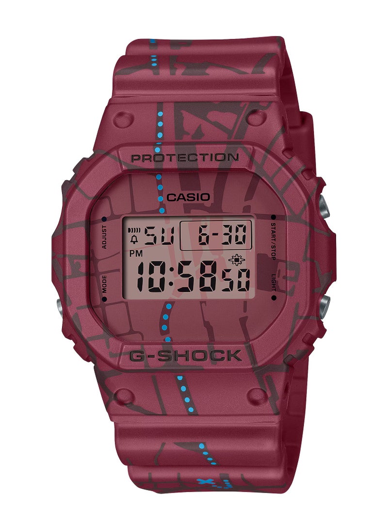 G-SHOCK Digital Resin Band Unisex Watch DW-5600SBY-4 - Image 1