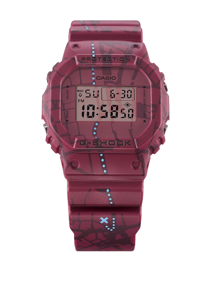 G-SHOCK Digital Resin Band Unisex Watch DW-5600SBY-4 - Image 3