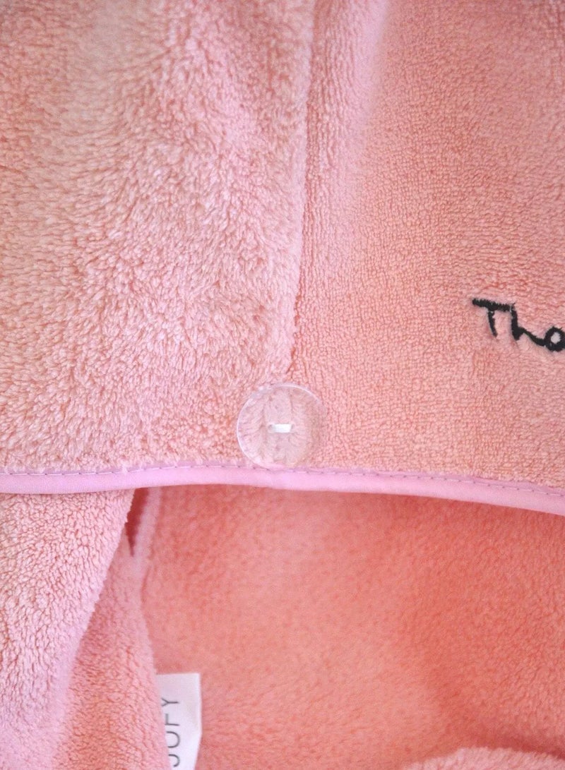 Letter Embroidery Hair Drying Cap - Image 3