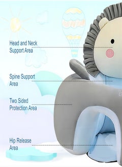 iMissiu Baby Support Seat Sofa, Cartoon Infant Sofa Lovely Learning Sitting Chairs, Baby Sit Up Chair, Back Head Protector Baby Bouncer, Infants Floor Seats  - Image 2