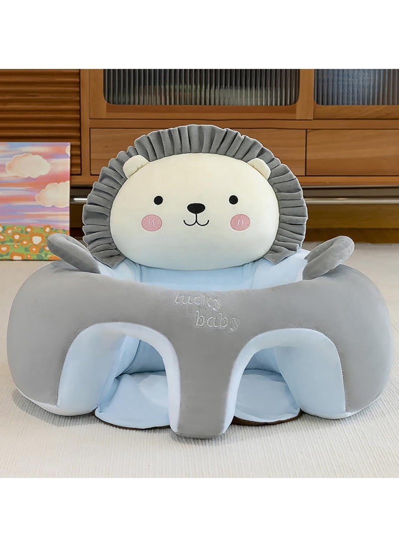 iMissiu - Baby Support Seat Sofa, Cartoon Infant Sofa Lovely Learning Sitting Chairs, Baby Sit Up Chair, Back Head Protector Baby Bouncer, Infants Floor Seats - Image 1