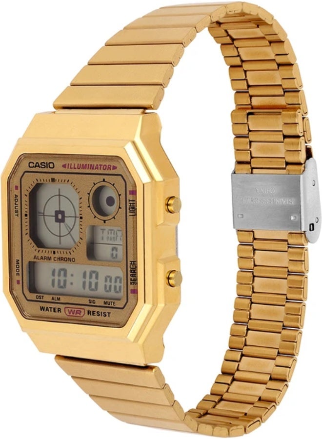 Casio Vintage Watch A130WEG-9ADF Gold - Image 2