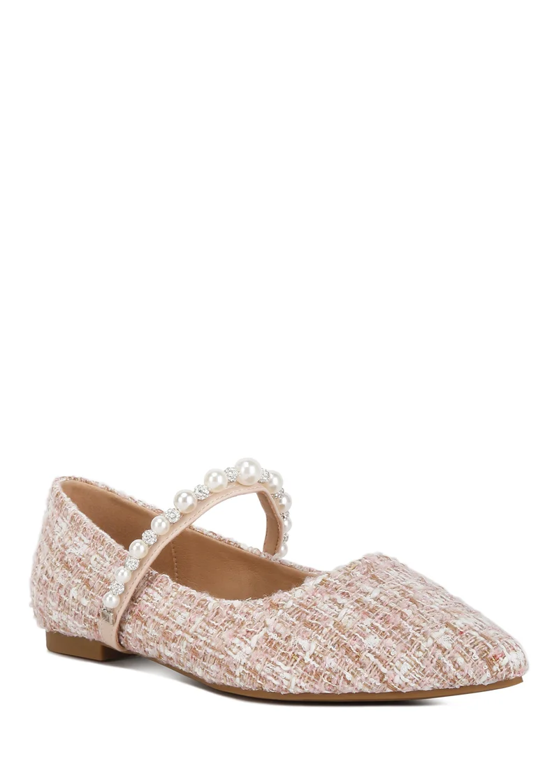 London Rag Blush Mary Jane Ballet Flats