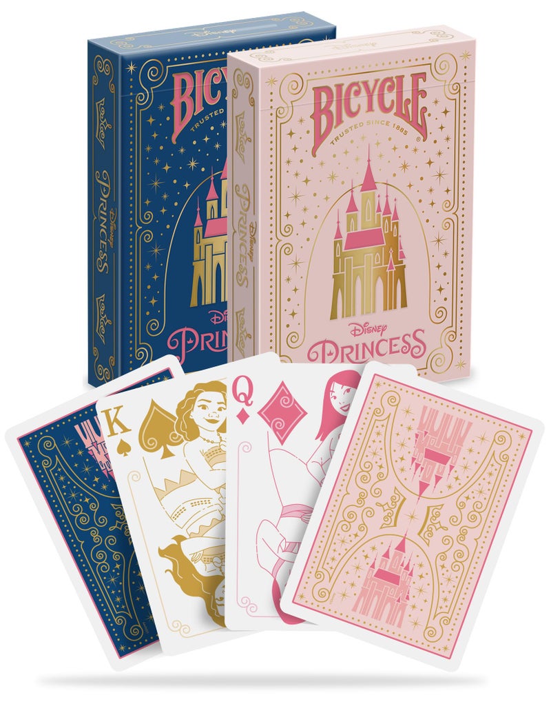Bicycle Disney Princess Inspired Playing Cards Pink or Blue Playing Cards (Packaging May Vary) - Image 3