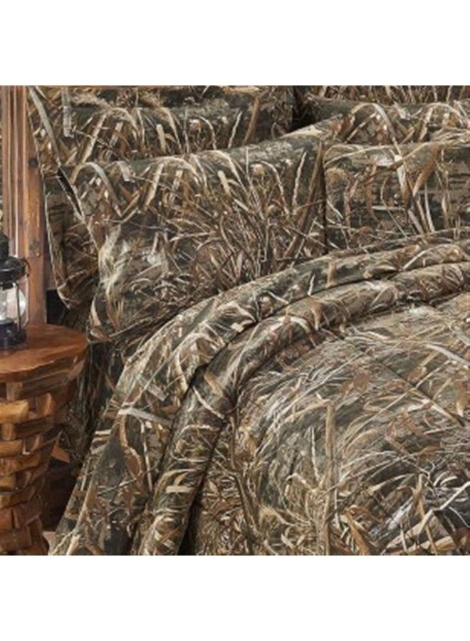 Realtree Max-5 Camouflage Bed Sheets - 3 Piece Camo Bedding Twin - Premium Polycotton Super Soft Hunting Sheet Set - Machine Washable Outdoor Bedding Set (Twin Size) - Image 1