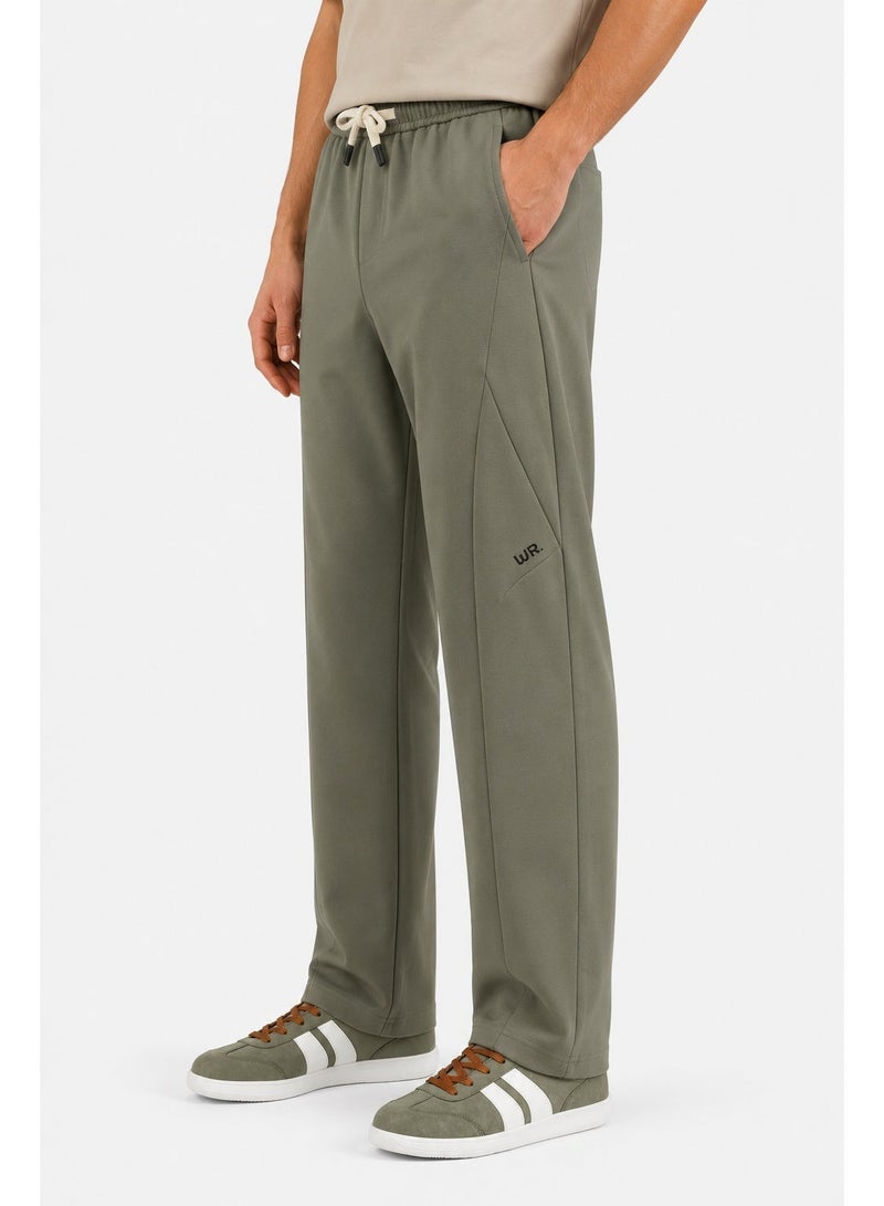 WHITE RABBIT Men’s Casual Wide Leg Jogger Pants – Adjustable Drawstring - Image 5