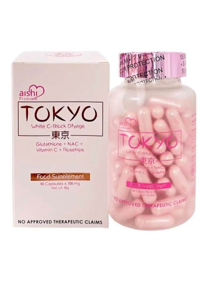 Aishi Premium Aishi Premium Tokyo White C-Block Dfyage (Premium 42,000mg Japan Glutathione) 