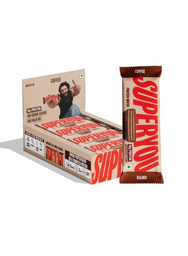 SuperYou Wafer Protein Bar-Coffee 40G (Pack of 10) - view 3