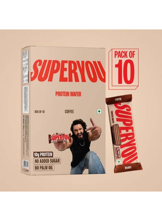 SuperYou Wafer Protein Bar-Coffee 40G (Pack of 10) - view 4