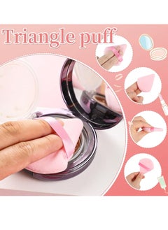 Viedouce 6 Pieces Powder Puff Face Makeup Sponge Soft Velour Triangle Powder Puffs for Loose Powder Setting Powder Cosmetic Foundation Beauty Sponge  - Image 4