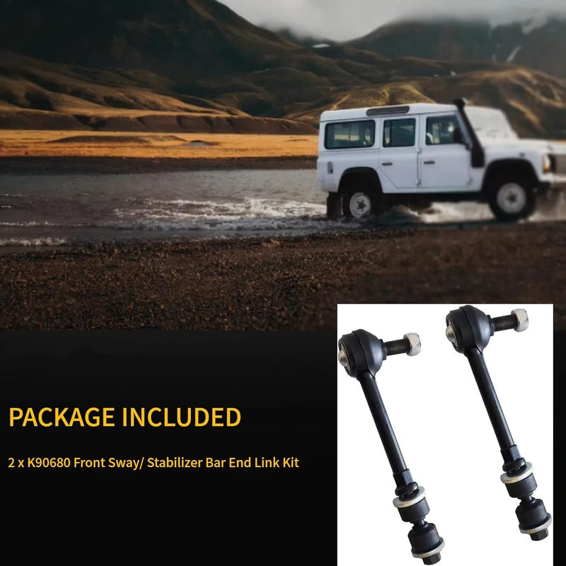 HHCM 2pc Front Sway Bar Link Kit K90680 for Toyota Sequoia 2001 2002 2003 2004 2005 2006 2007, Suspension Stabilizer Bar End Links for Toyota Tundra 2002-2006 without Off-Road Suspension Multi-budget available picks - Image 3
