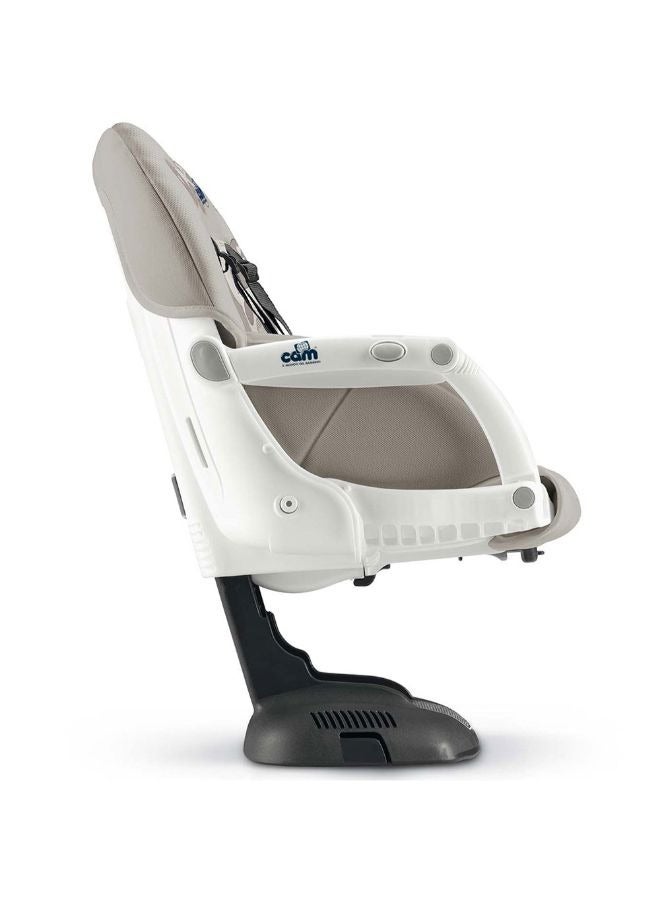 cam كرسي تغذية الأطفال Idea Booster، مقعد وجبة خفيفة، Smart Pop، محمول، مقعد مع صينية للأكل، خفيف الوزن، قابل للطي، للسفر - بني - Image 3