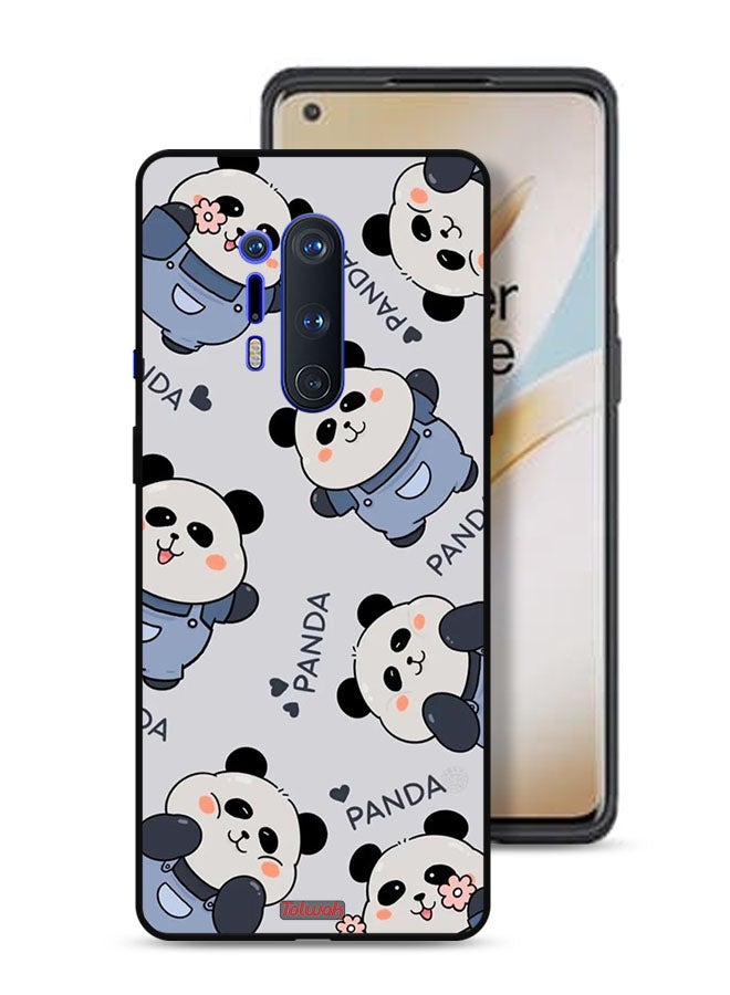 Tolwak OnePlus 8 Pro Protective Case Cover Pattern Of Pandas - Image 1