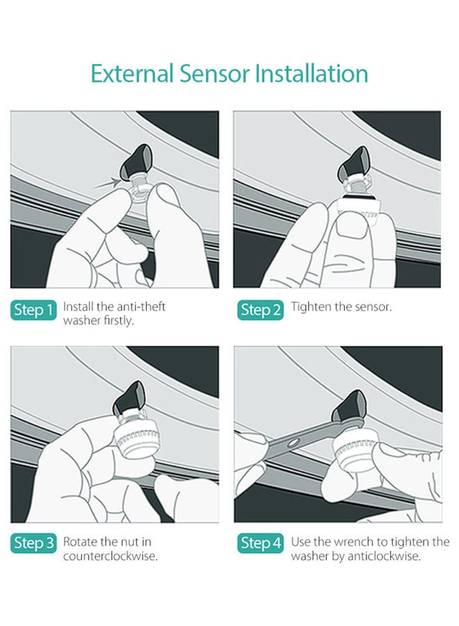 Loquat TPMS Smart Car Wireless Tire Pressure Monitoring System - Image 2